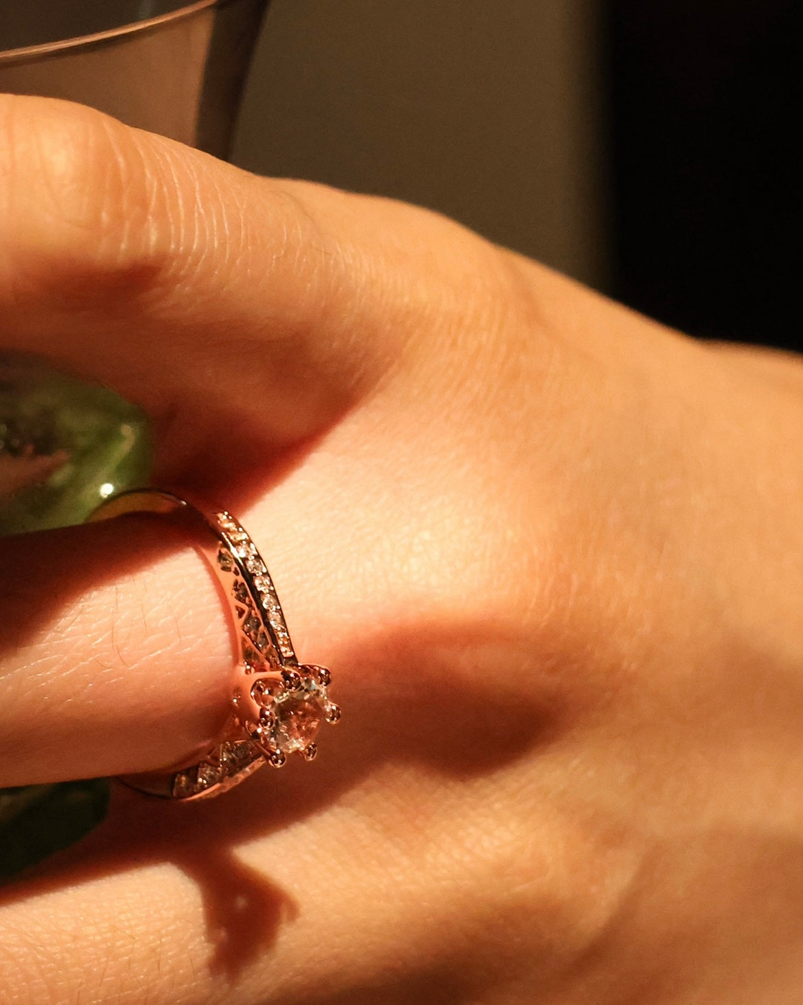 Lullaby | Swarovski ® Stone| Brass plated with 18K Gold