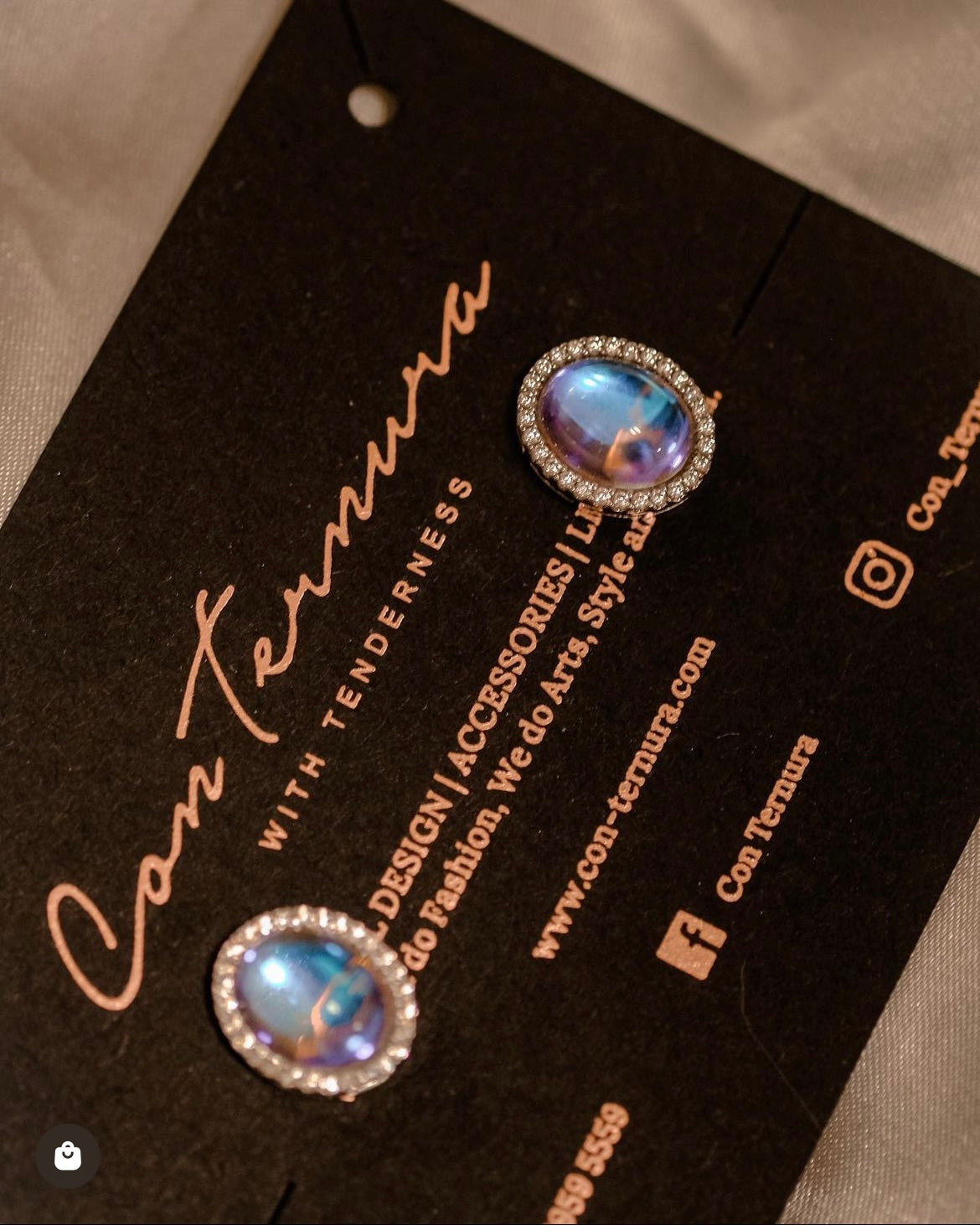 Talking to the Moon | Collection To: Me - High Quality Moonstone earrings: Daily Essentials