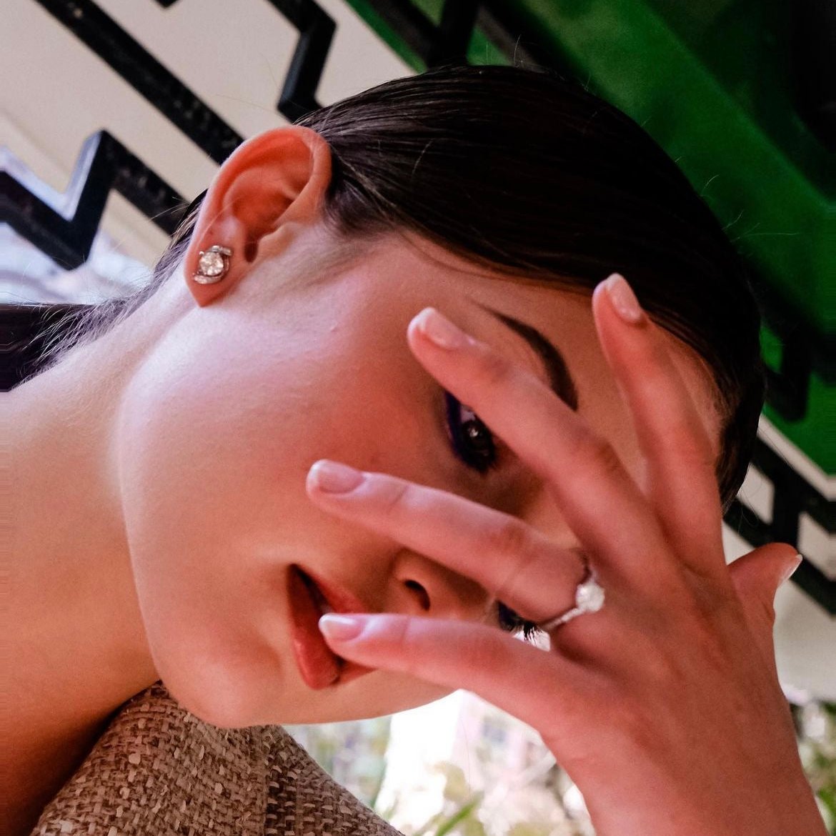 No Matter | Collection to every girl- Aesthetic, classic & modern Diamond earrings