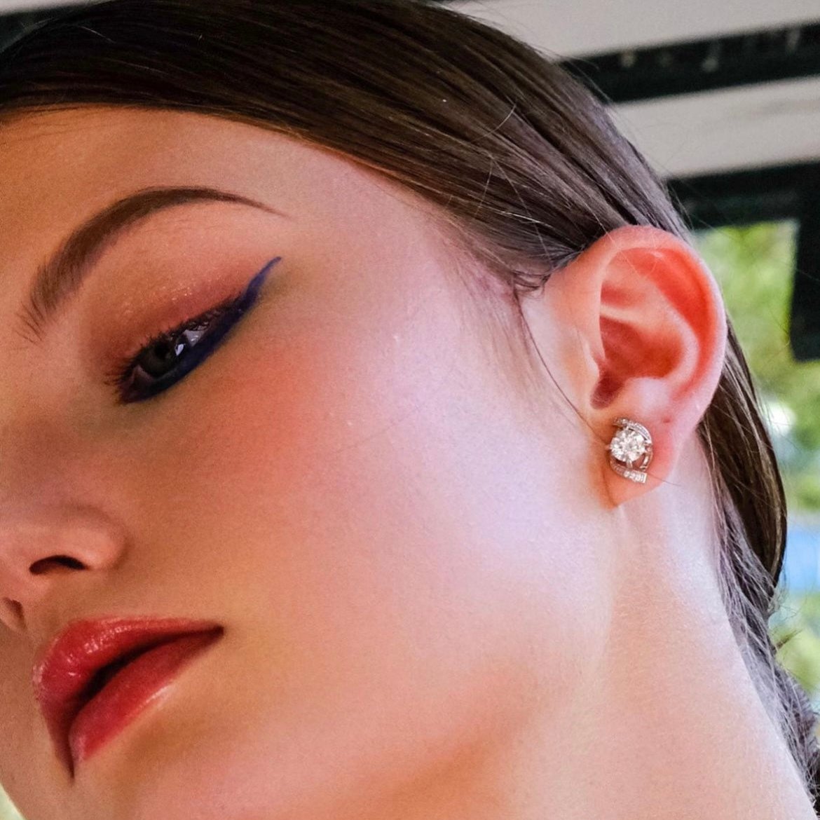 No Matter | Collection to every girl- Aesthetic, classic & modern Diamond earrings