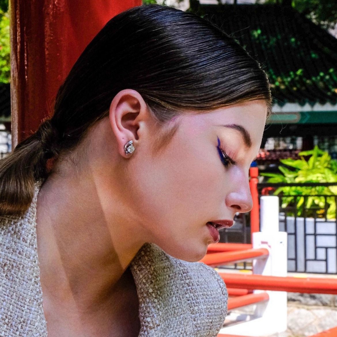 No Matter | Collection to every girl- Aesthetic, classic & modern Diamond earrings