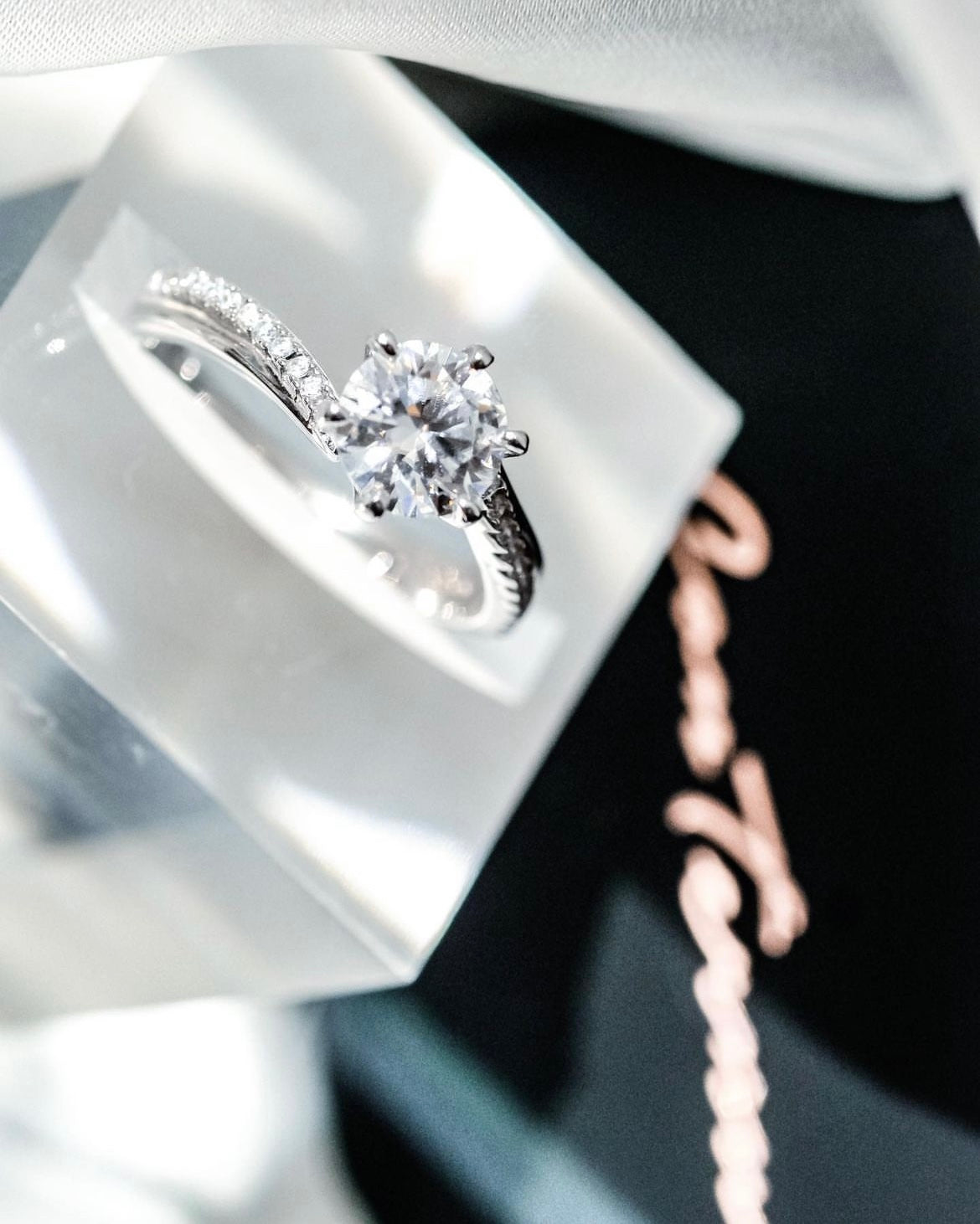 𝐓𝐨: 𝐌𝐄 | Every girl has to get a ring for herself - Diamond ring Colour D adjustable - Freesize