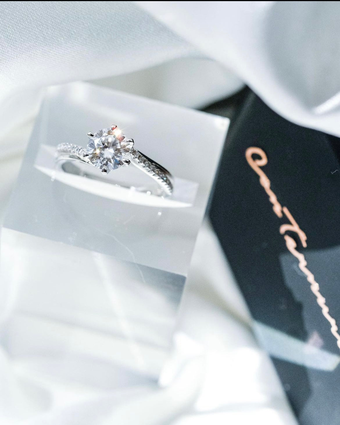 𝐓𝐨: 𝐌𝐄 | Every girl has to get a ring for herself - Diamond ring Colour D adjustable - Freesize