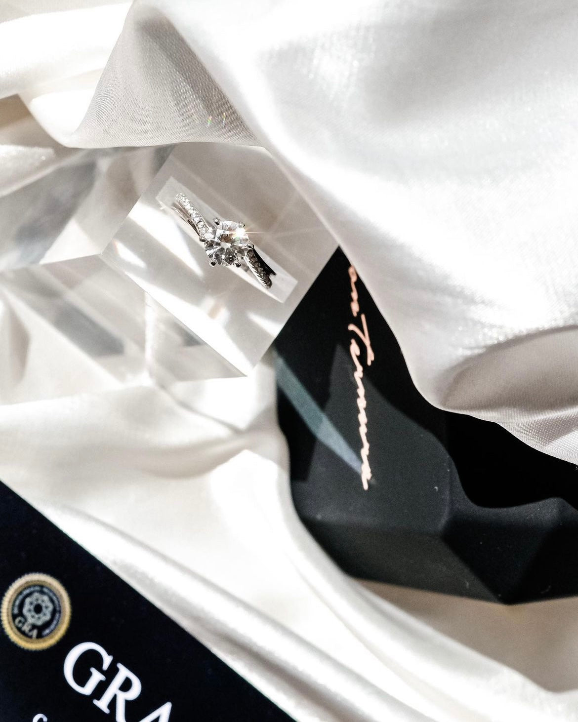 𝐓𝐨: 𝐌𝐄 | Every girl has to get a ring for herself - Diamond ring Colour D adjustable - Freesize