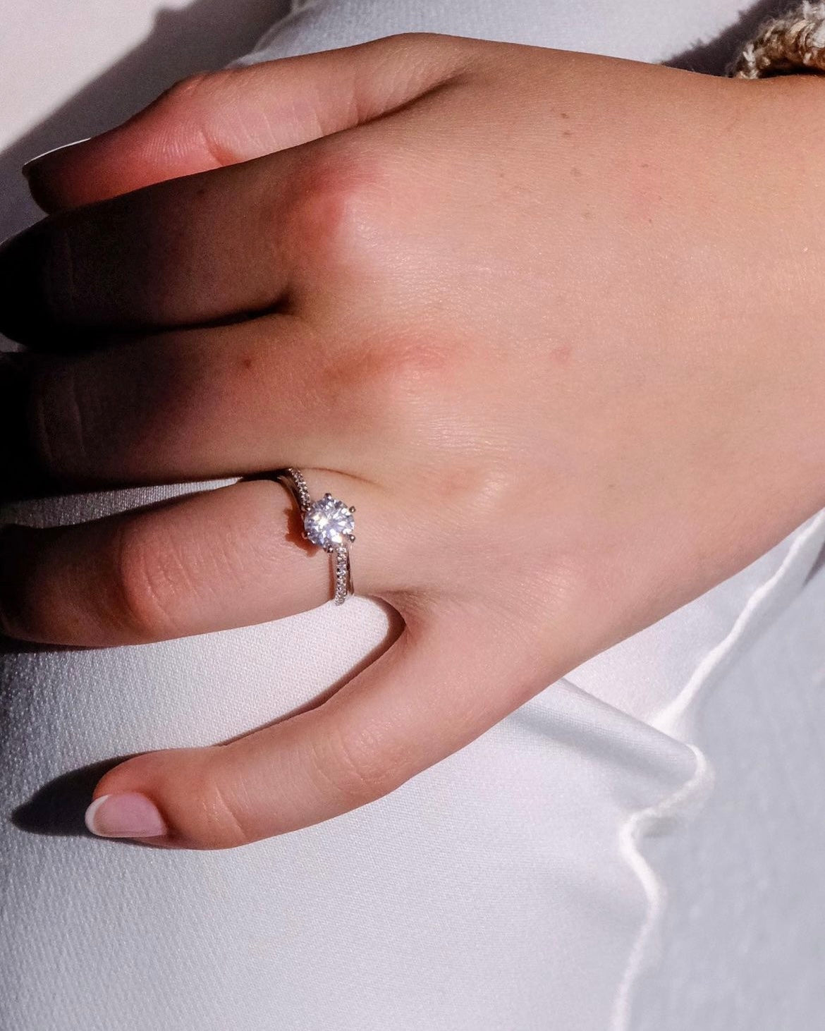 𝐓𝐨: 𝐌𝐄 | Every girl has to get a ring for herself - Diamond ring Colour D adjustable - Freesize