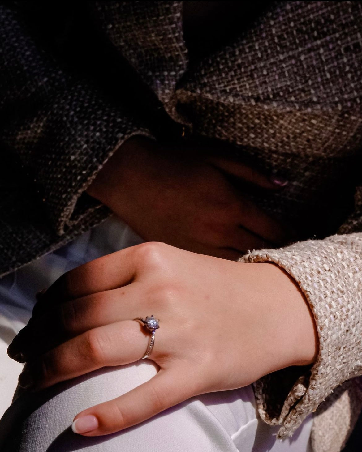 𝐓𝐨: 𝐌𝐄 | Every girl has to get a ring for herself - Diamond ring Colour D adjustable - Freesize