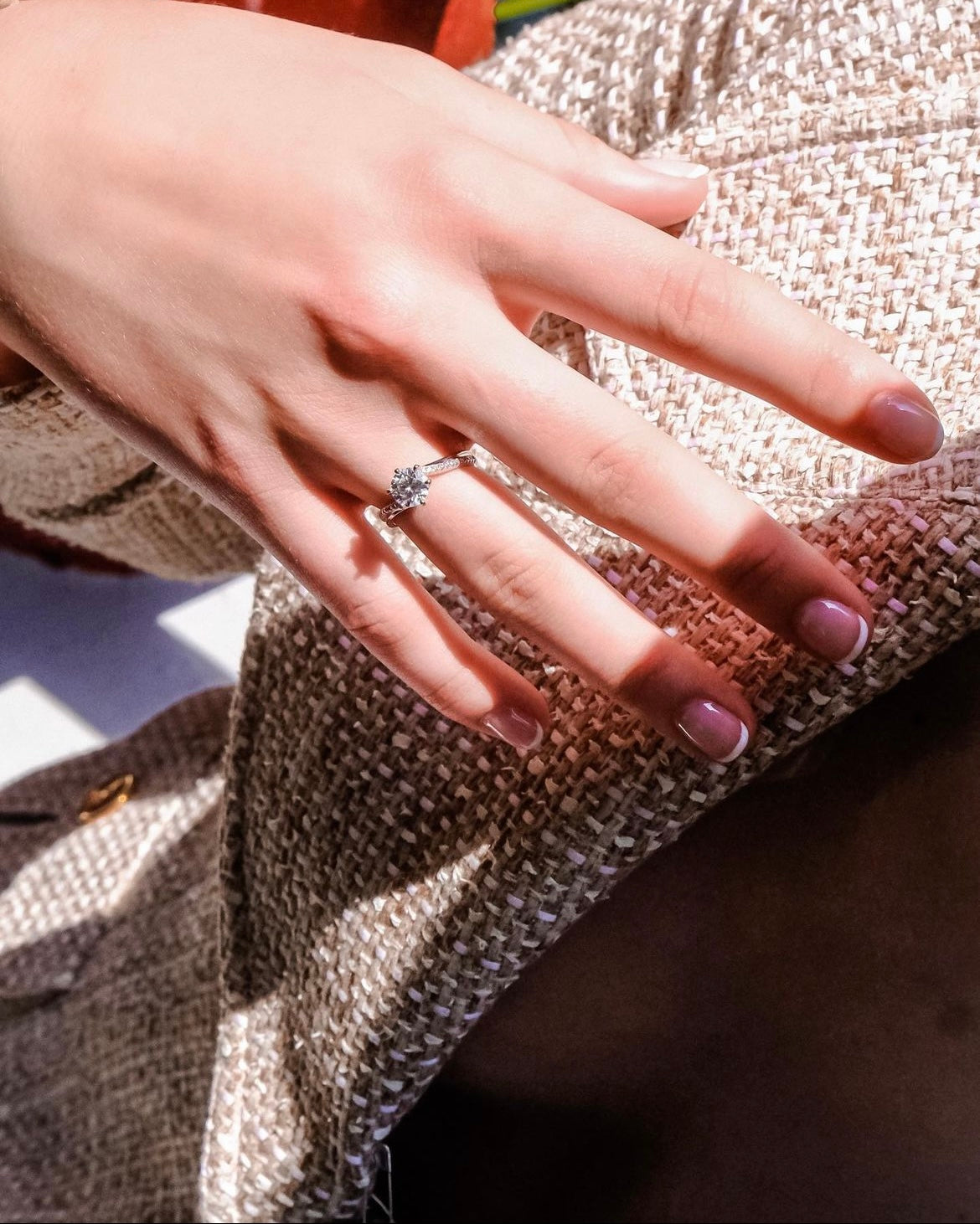 𝐓𝐨: 𝐌𝐄 | Every girl has to get a ring for herself - Diamond ring Colour D adjustable - Freesize