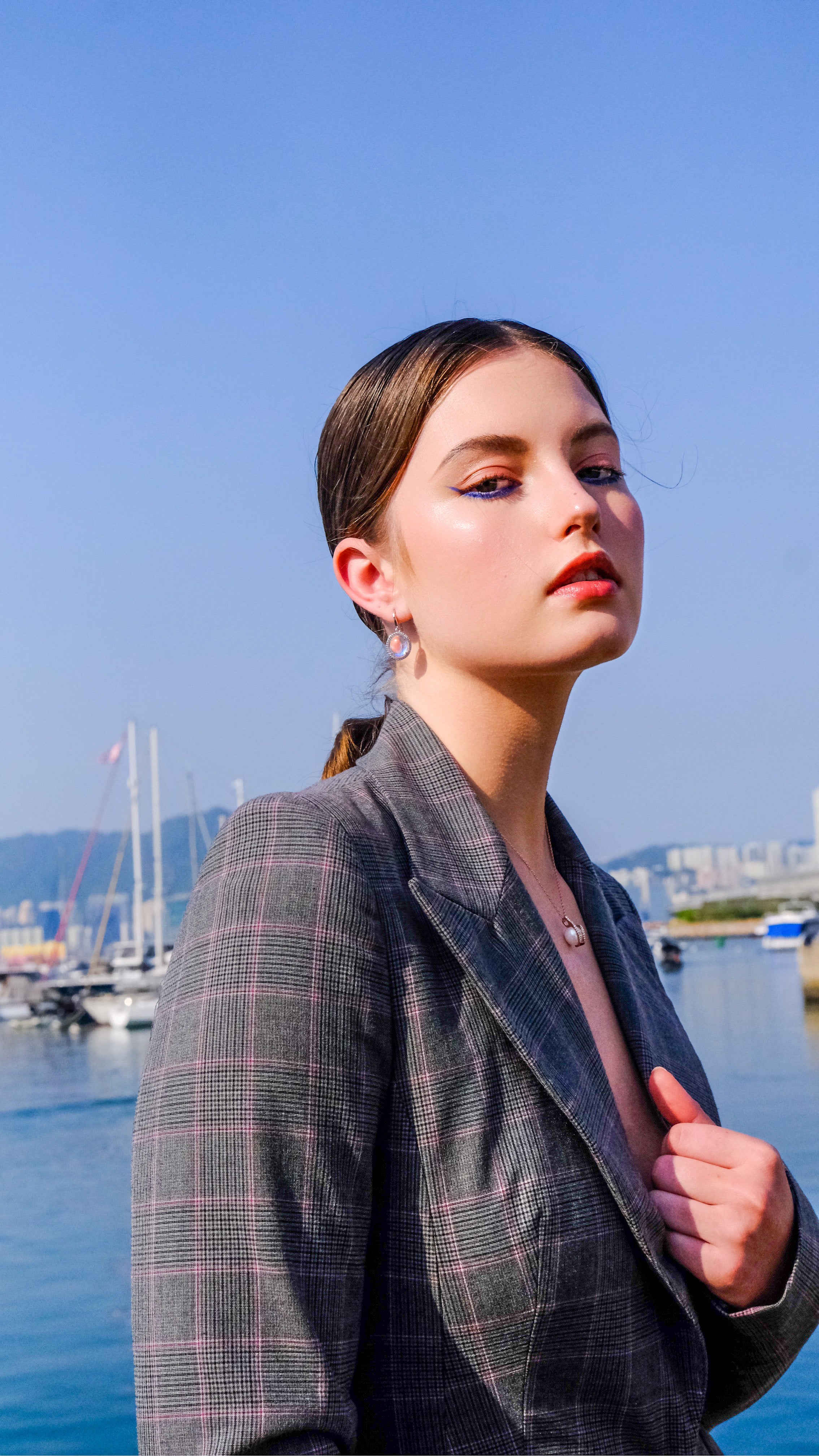 Talking to the Moon | Collection To: Me - High Quality Moonstone earrings: Daily Essentials