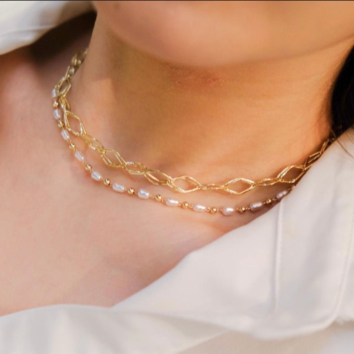 Geometry | Short necklace style - Perfect for all seasons