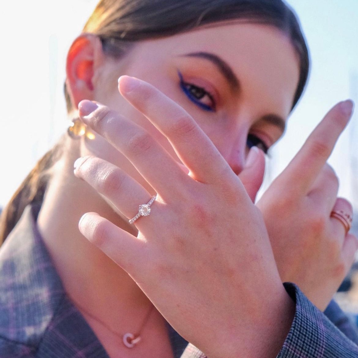 Castle Biscuit | Collection Growth - 3- way rings - Creative and modern design with Swarovski crystals