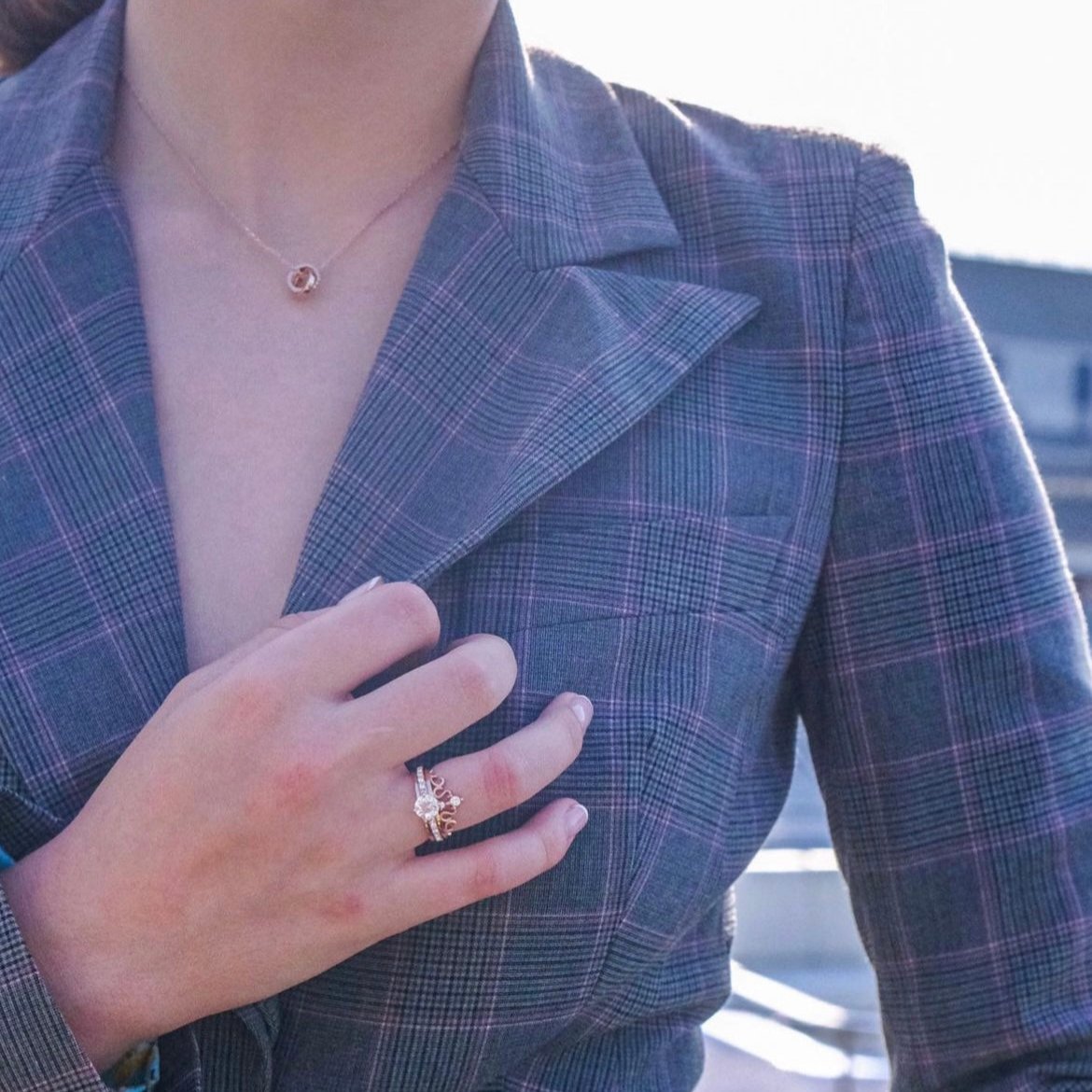 Castle Biscuit | Collection Growth - 3- way rings - Creative and modern design with Swarovski crystals