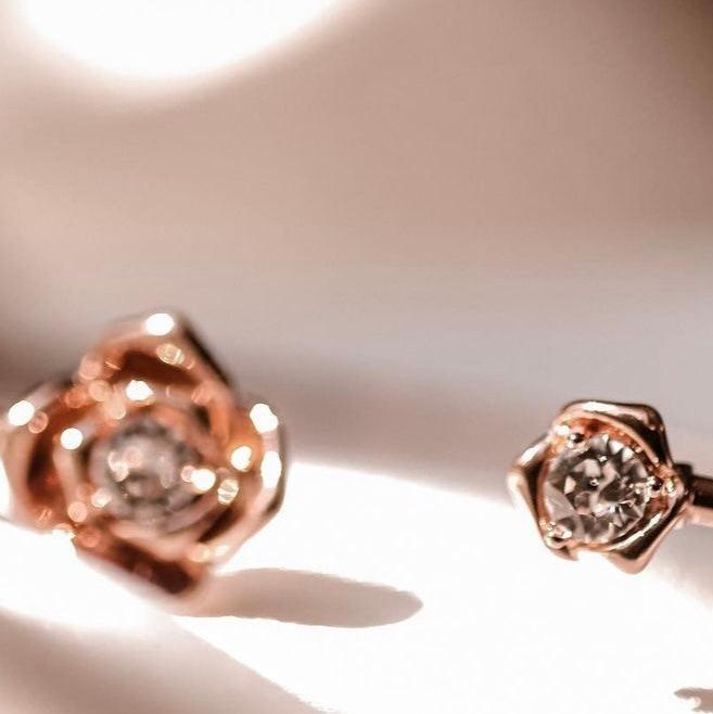 Love, Rosie | Romantic adjustable rose bangle - Best gift for yourself or your love (18k Rose gold)