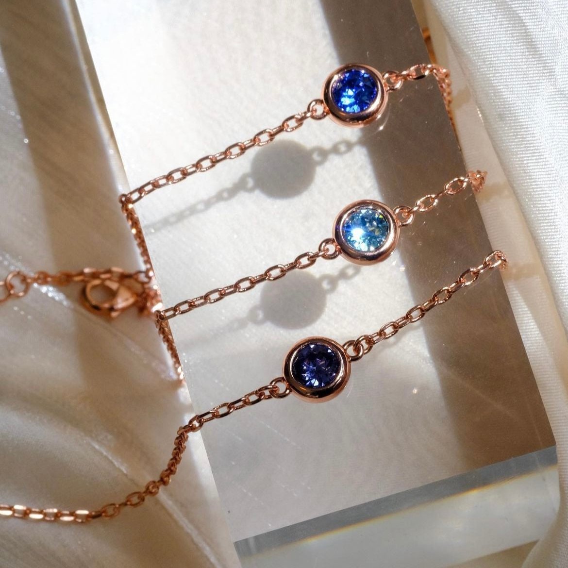 Birthstone Bracelet | 12 Colours - Swarovski crystal