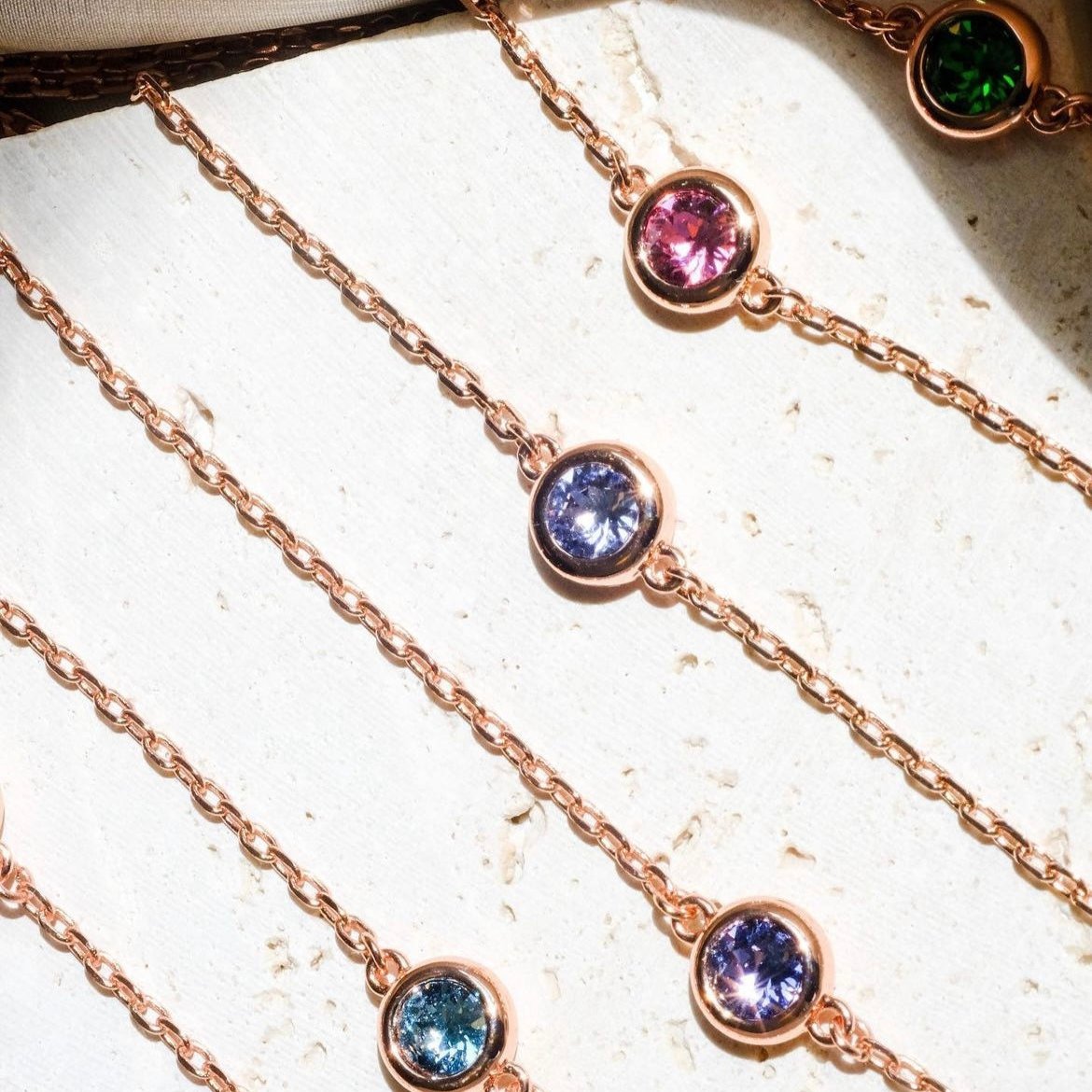 Birthstone Bracelet | 12 Colours - Swarovski crystal
