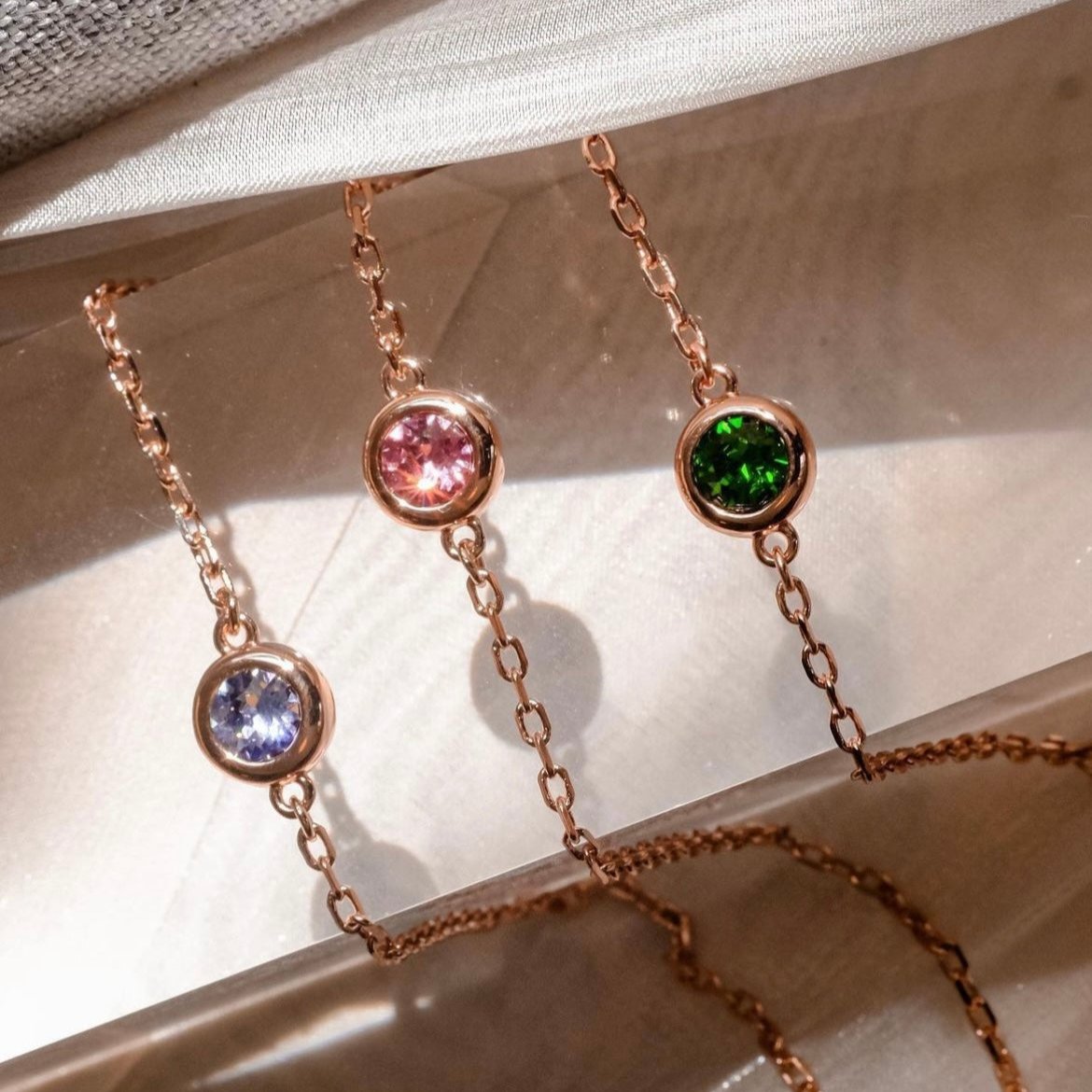 Birthstone Bracelet | 12 Colours - Swarovski crystal