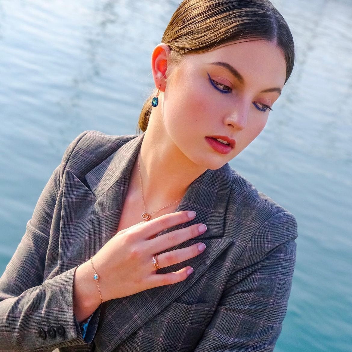 Birthstone Bracelet | 12 Colours - Swarovski crystal