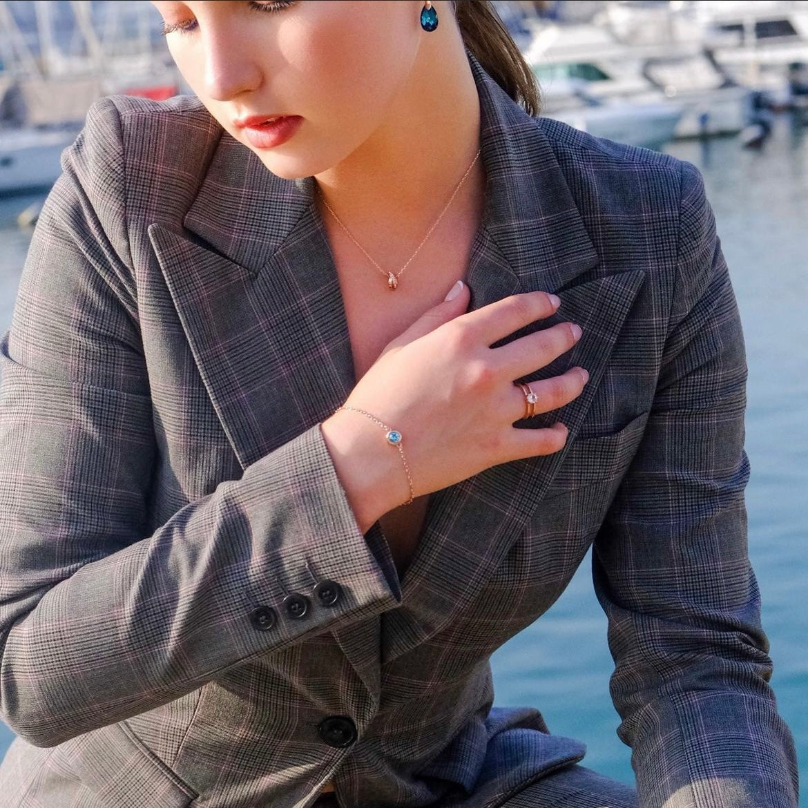 Birthstone Bracelet | 12 Colours - Swarovski crystal