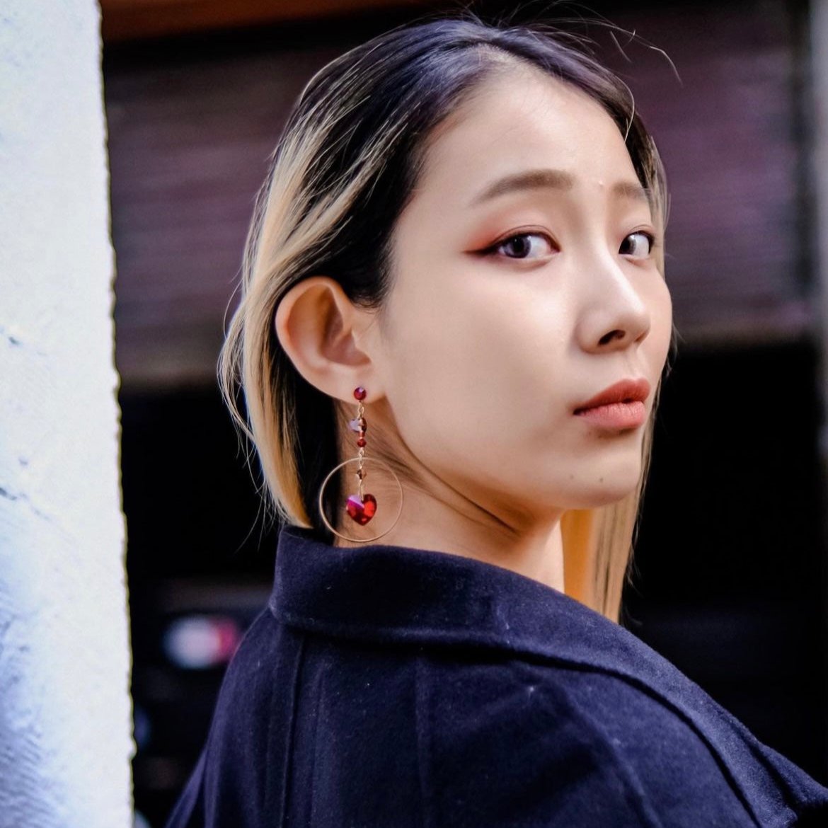 Cinnabar 2.0 | Heart shape RED OOTD | Earrings