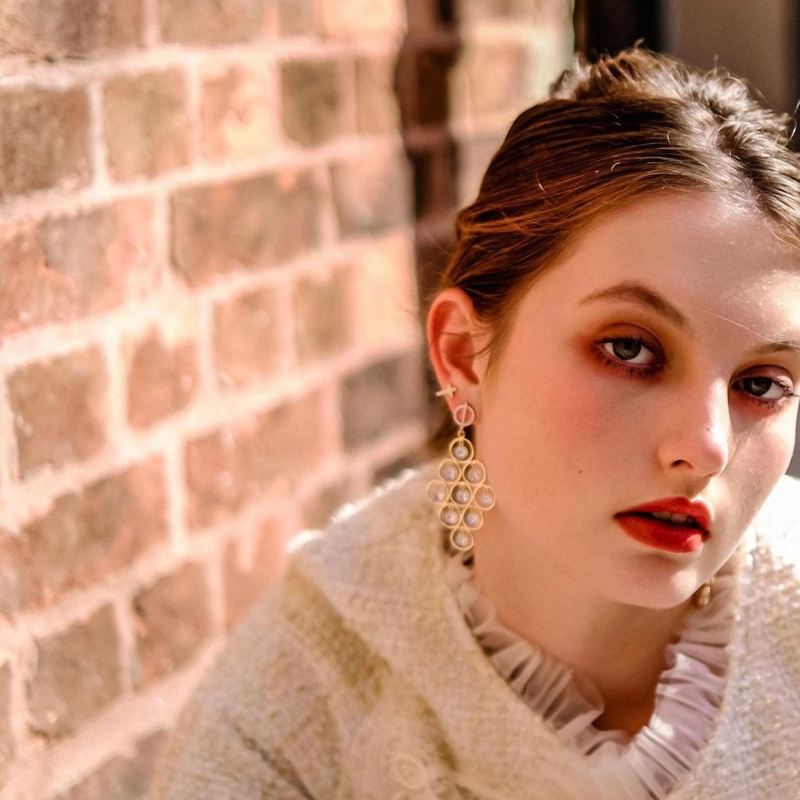 Mini Cross | Petite cross shaped earrings embedded with Swarovski crystals