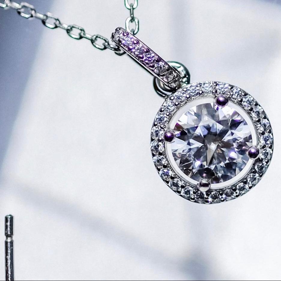 Does Eternity mean forever | Ethical diamond - Earrings & Necklace - Simply elegance