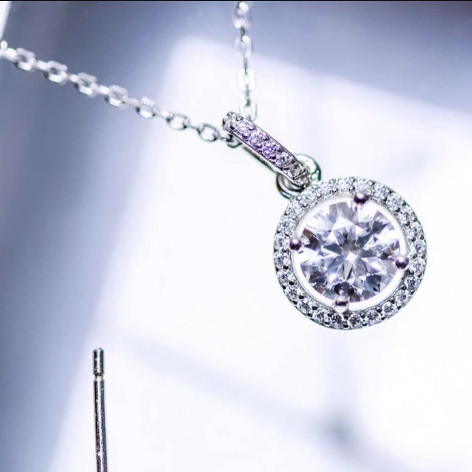 Does Eternity mean forever | Ethical diamond - Earrings & Necklace - Simply elegance