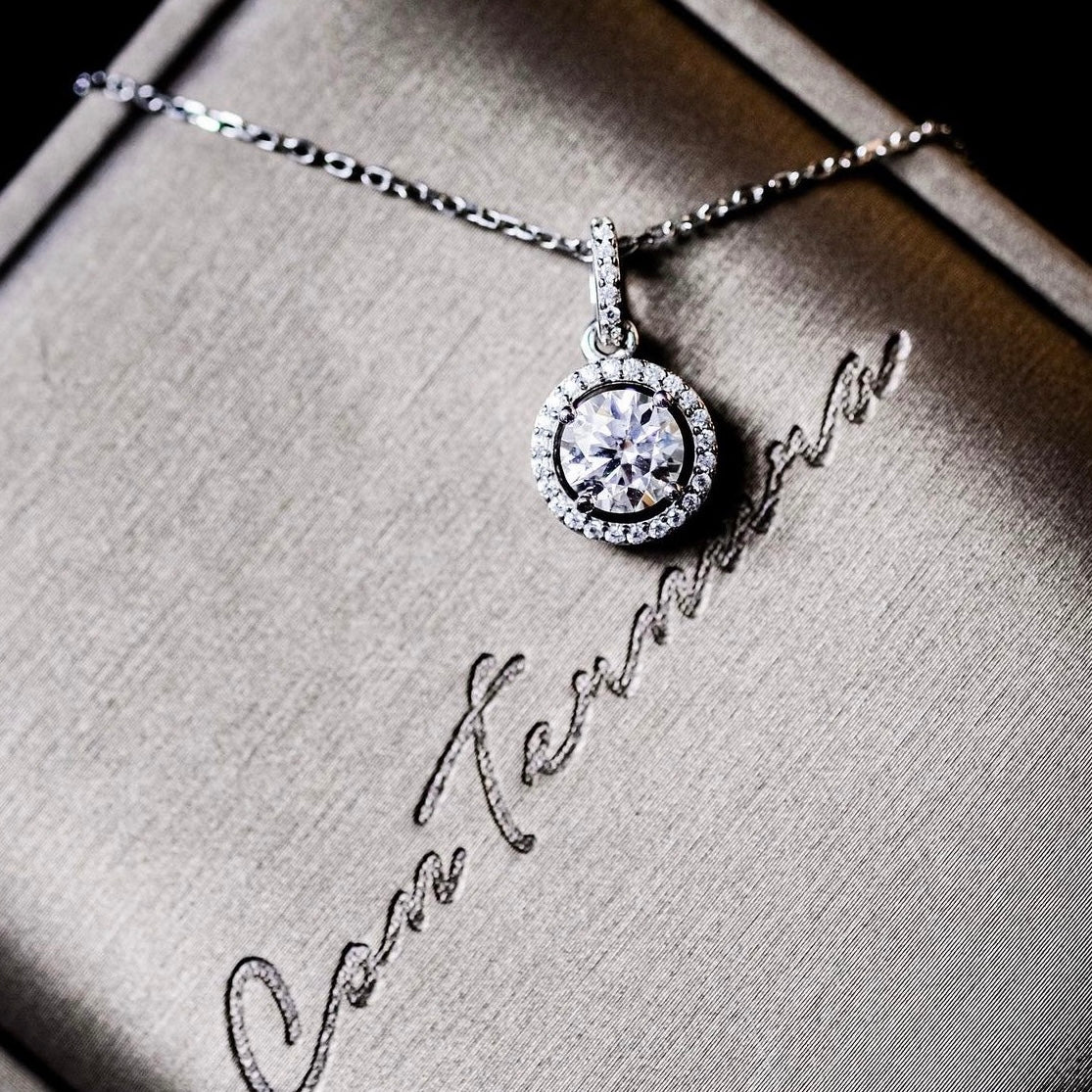 Does Eternity mean forever | Ethical diamond - Earrings & Necklace - Simply elegance