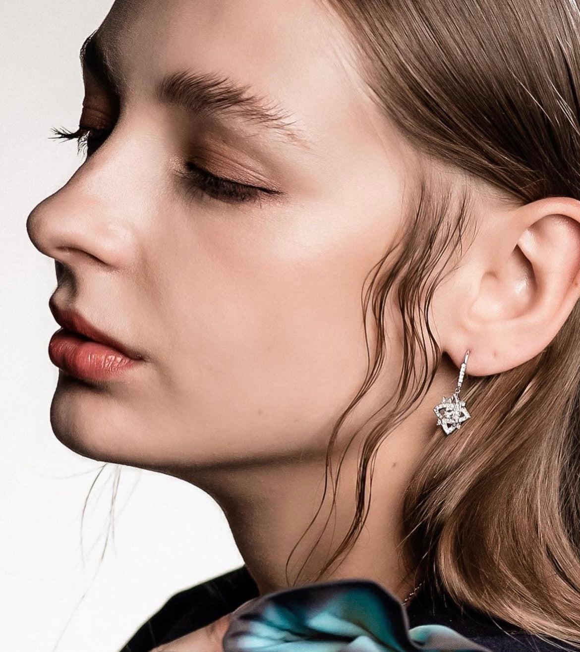 Wandering Star | Goddess starry earrings- Swarovski crystals- Date night essential