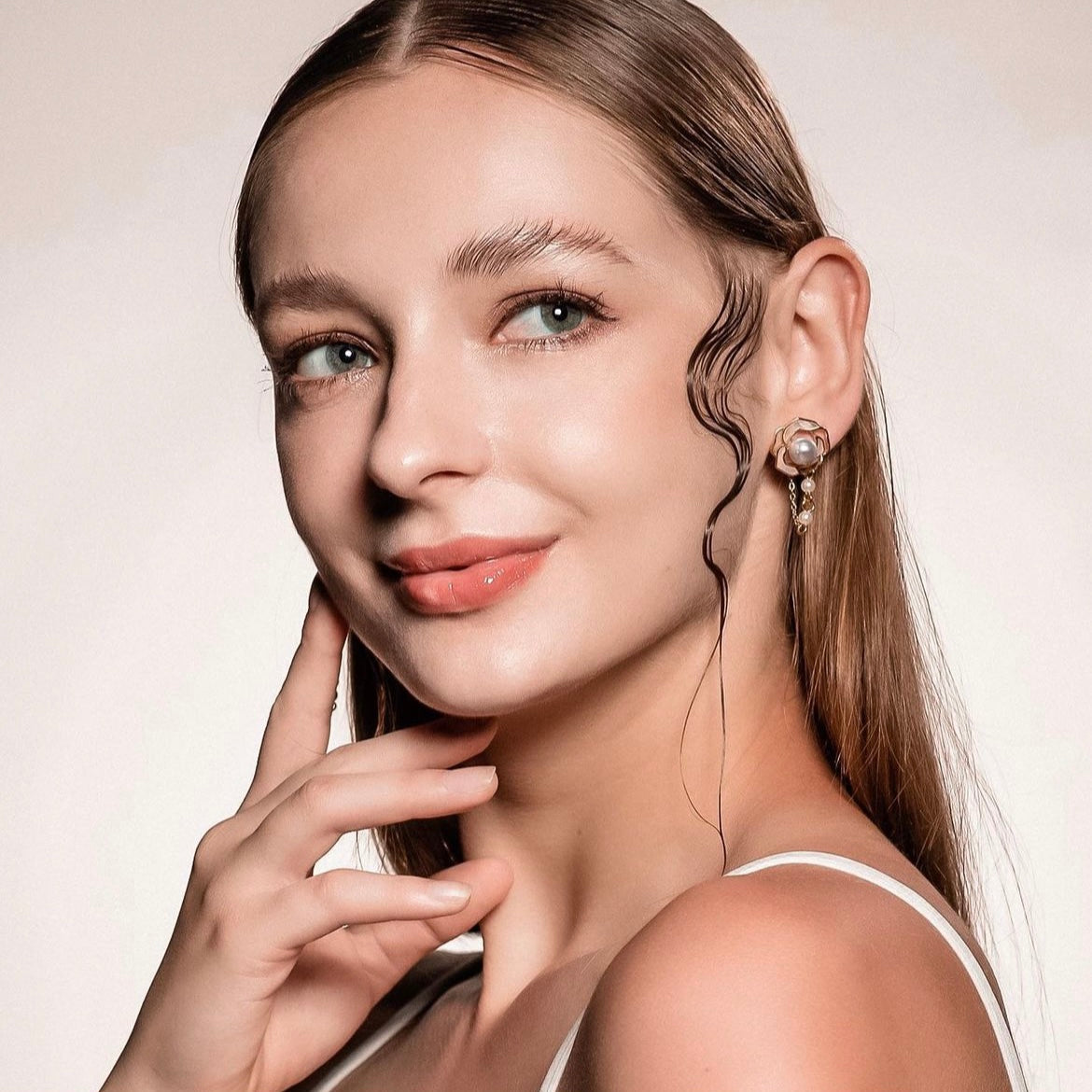 Camellia | Two- way Camellia Japonica earrings - Designer earrings