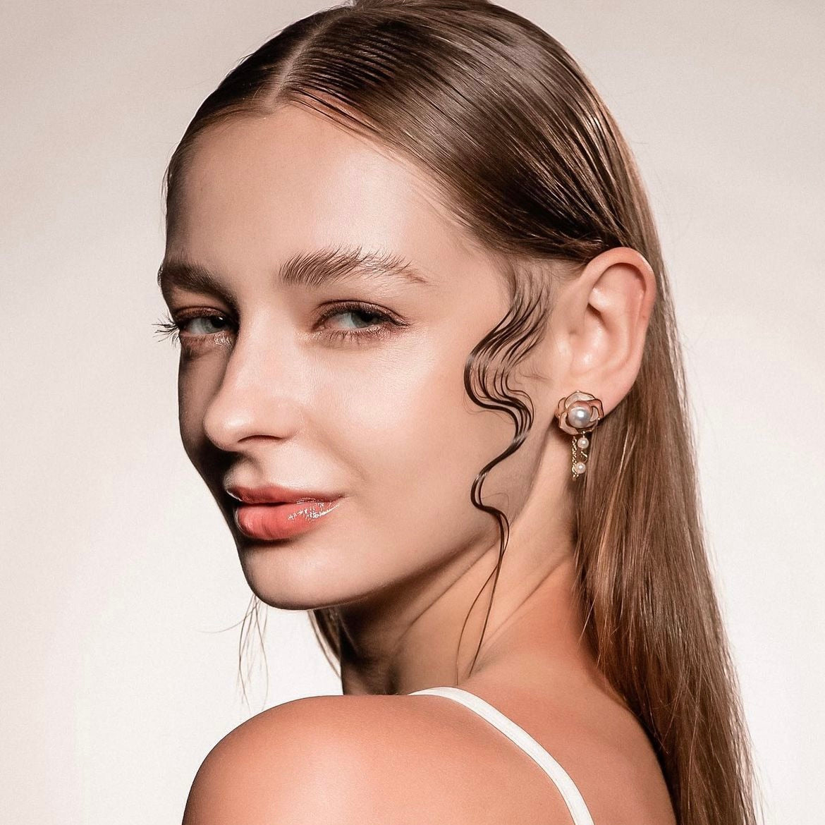 Camellia | Two- way Camellia Japonica earrings - Designer earrings