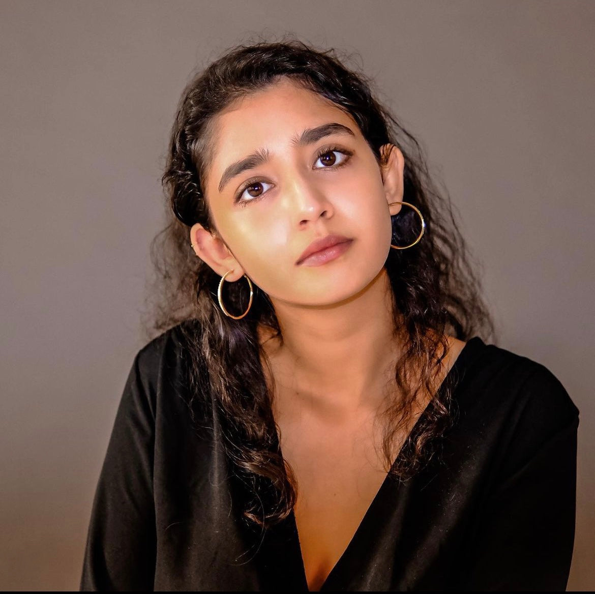 Halo | 4 am Perfect Size earring hoop | Swarovski crystal &18k Gold