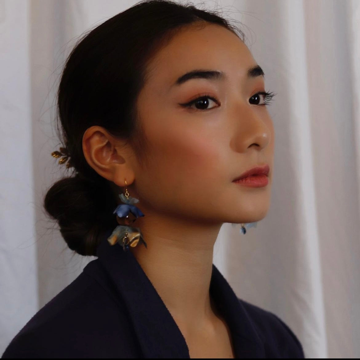 A- Blue is the Warmest Color | Designer earrings - Original unique design - Materials from Brazil | Hot picks of models and icons