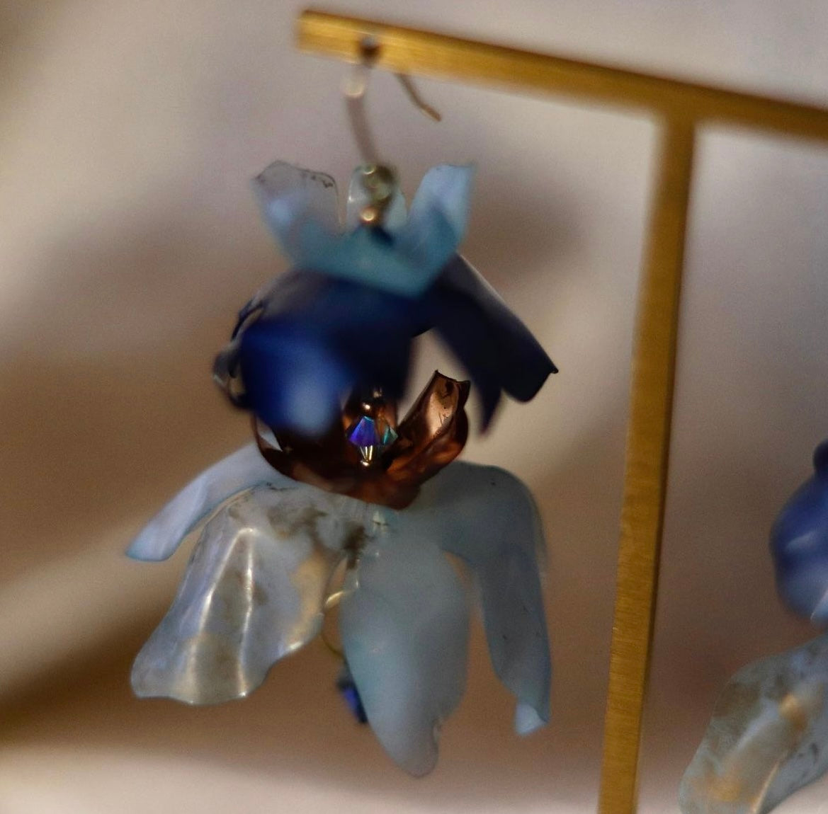 A- Blue is the Warmest Color | Designer earrings - Original unique design - Materials from Brazil | Hot picks of models and icons