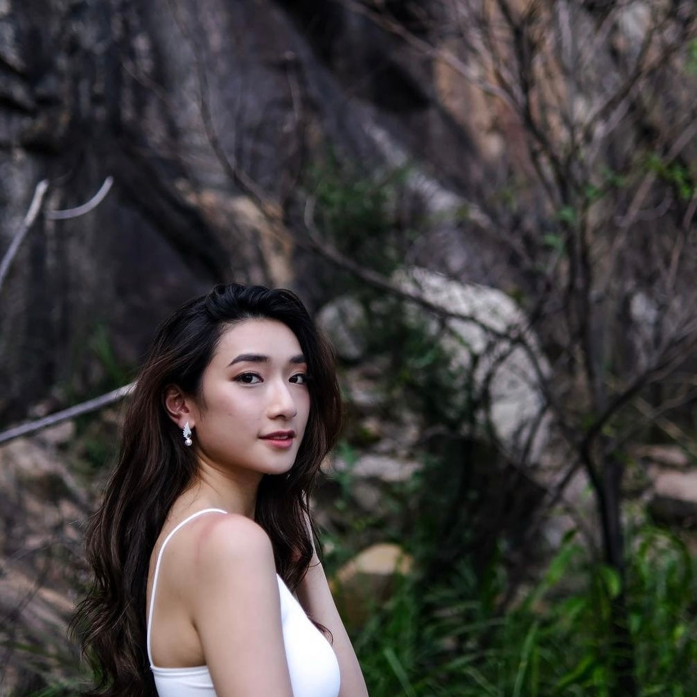 Cherub | converging goddess earrings - white gold, Swarovski pearls & crystals - Essentials for picnic date