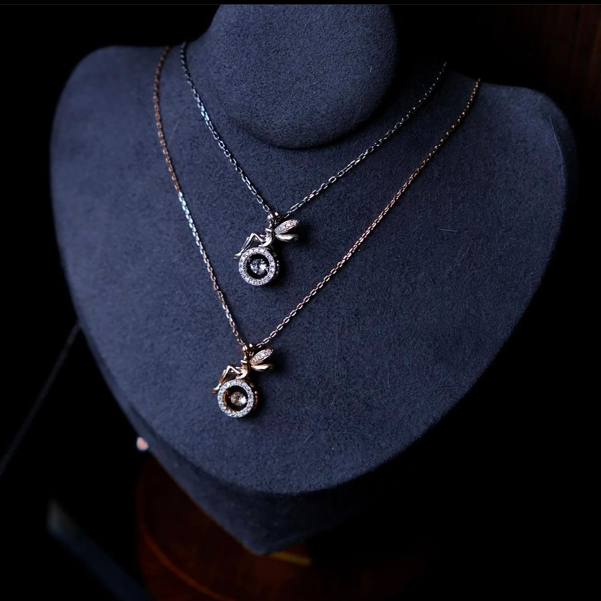 Tinkle Tinkle | Dancing stone fairy necklace | classy and dreamy