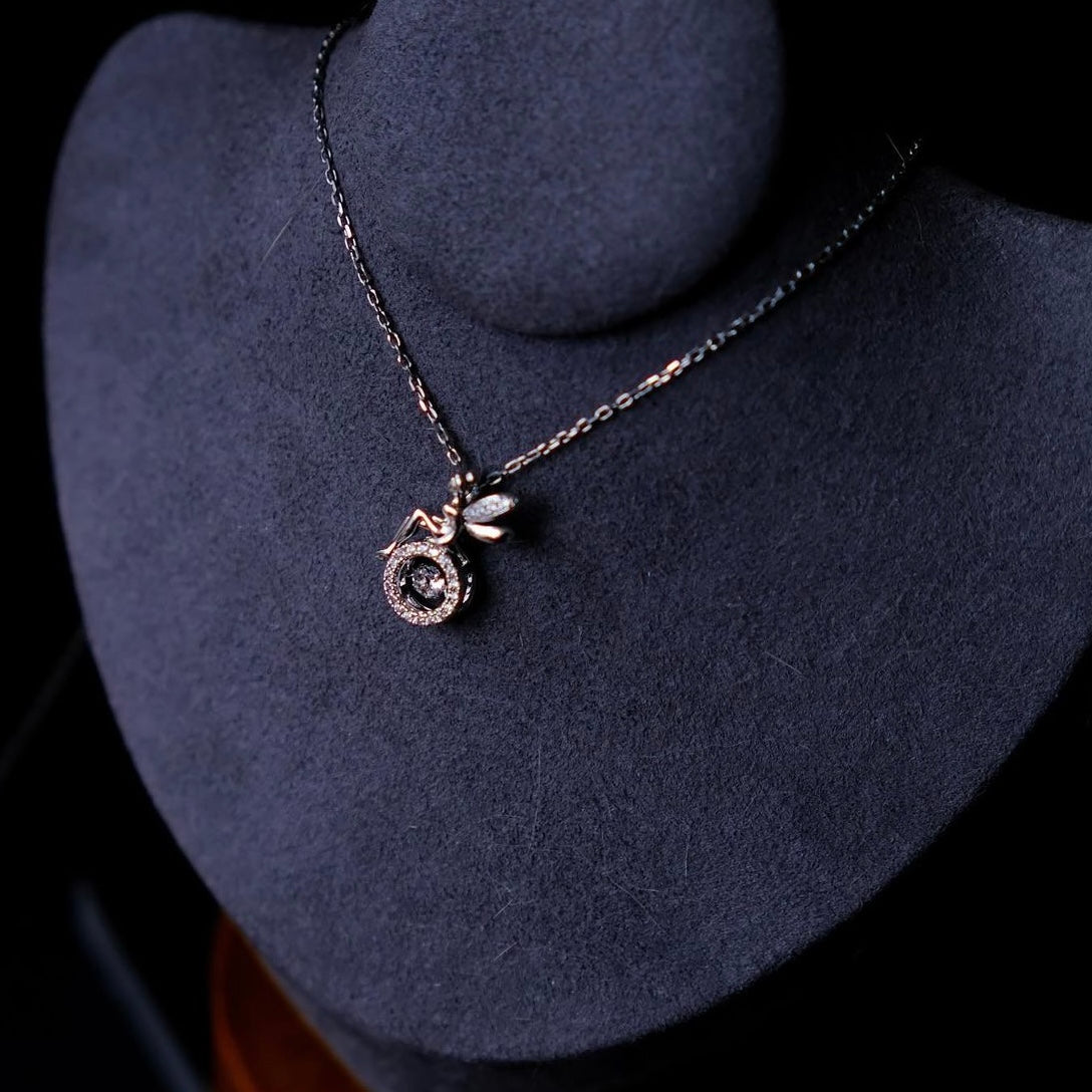 Tinkle Tinkle | Dancing stone fairy necklace | classy and dreamy