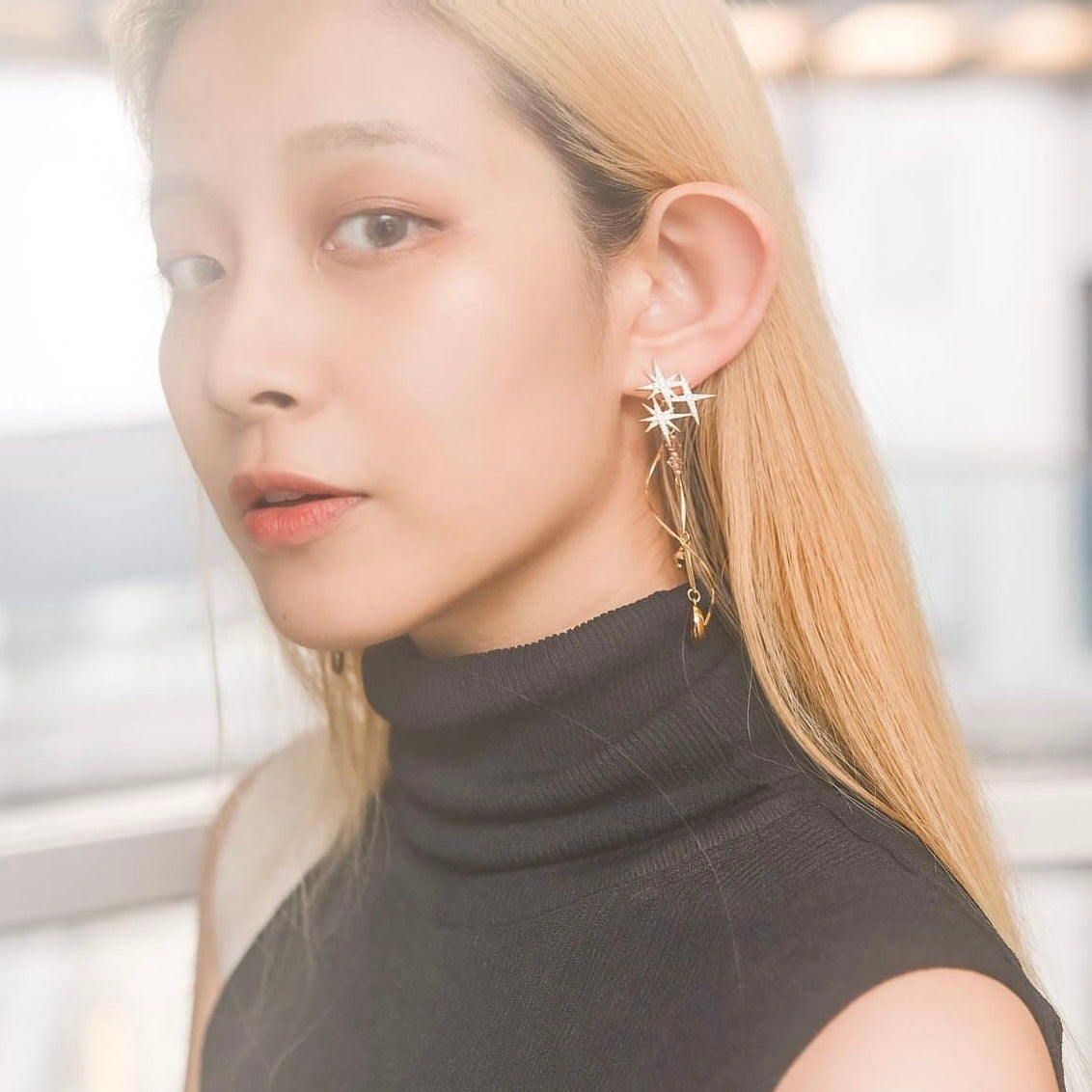 Ephemeral| 2-way Starry goddess earrings