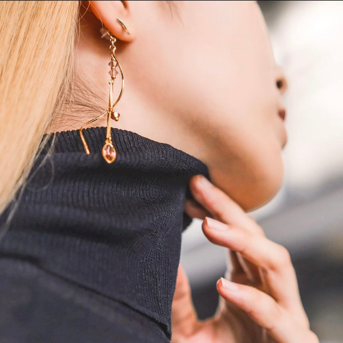 Ephemeral| 2-way Starry goddess earrings