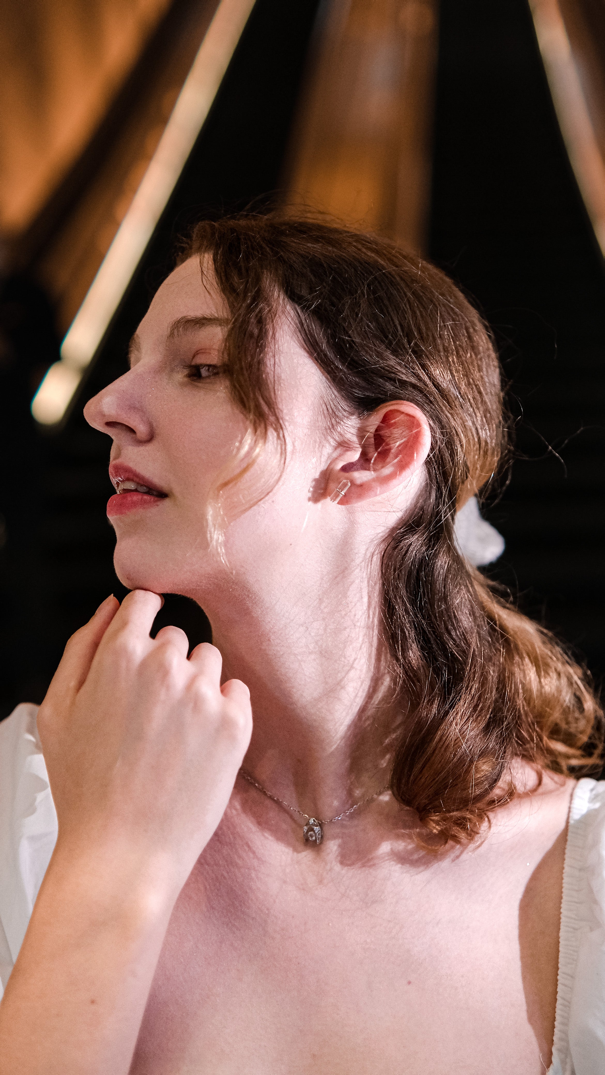 Untainted | Collection Aura - Natural mineral stone ear stud