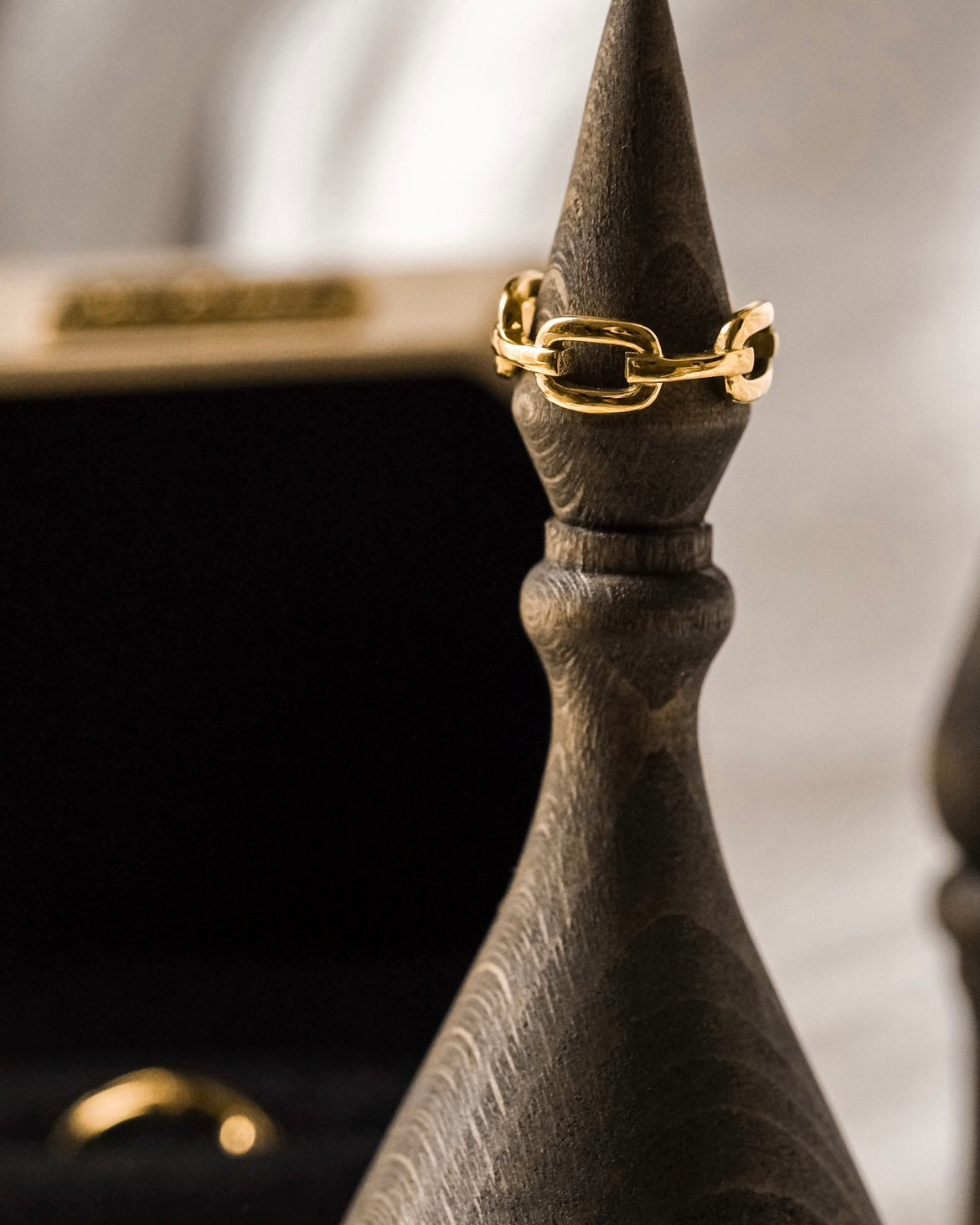 Sprocket | Gold chain classic ring - work - Made in Europe - Long lasting