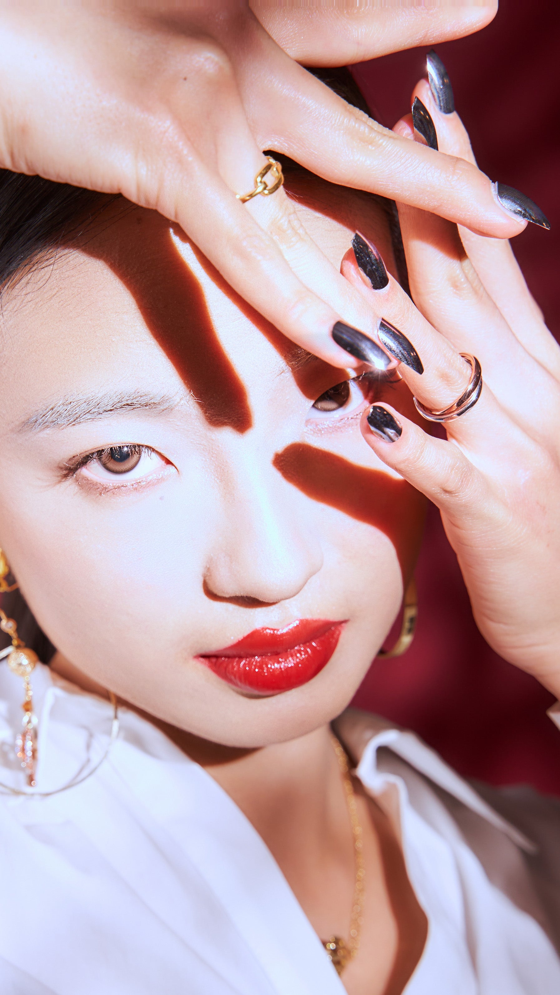 Rendezvous | Double Rings entwined - Platinum & Rose Gold