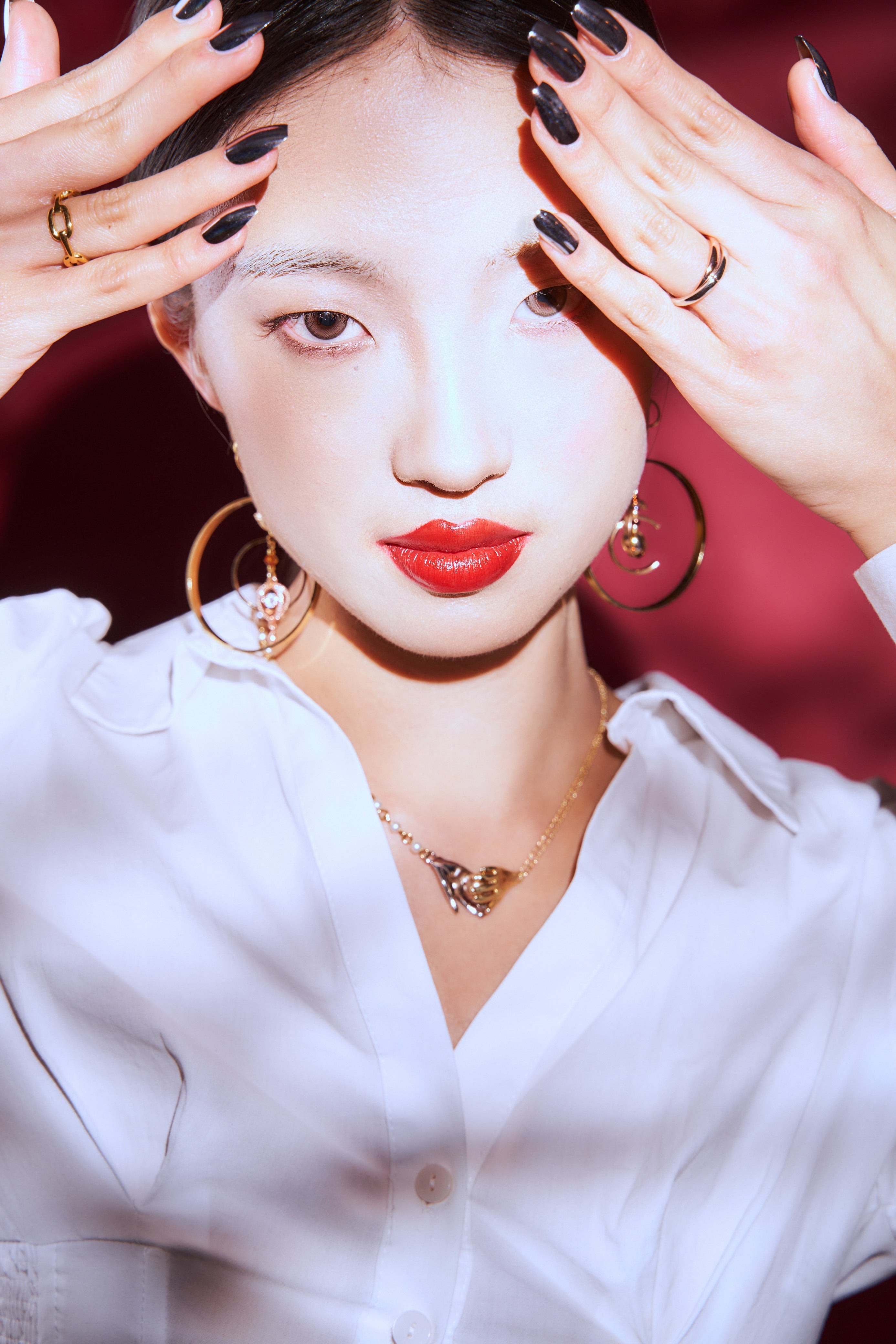 Rendezvous | Double Rings entwined - Platinum & Rose Gold