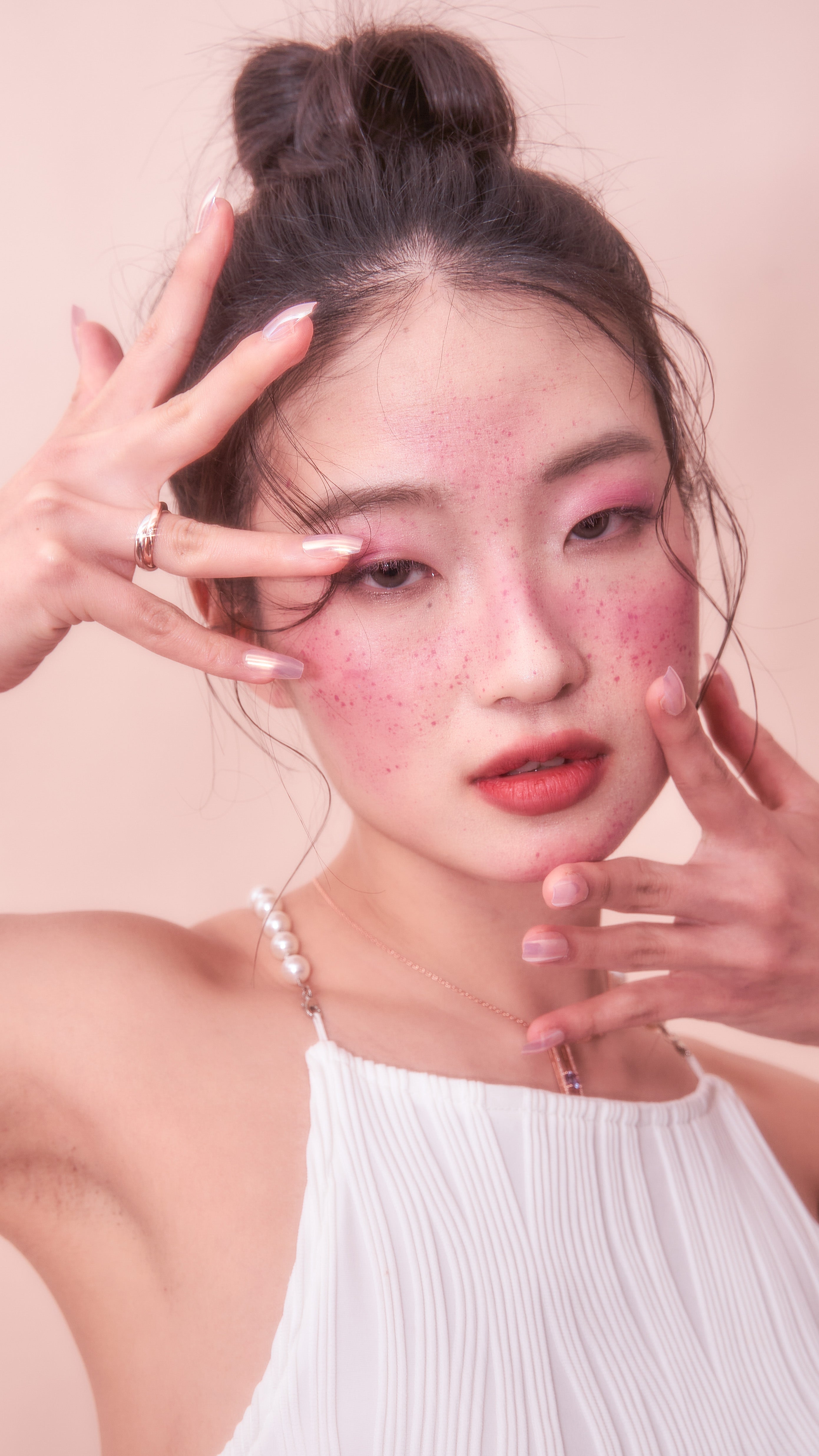 Rendezvous | Double Rings entwined - Platinum & Rose Gold