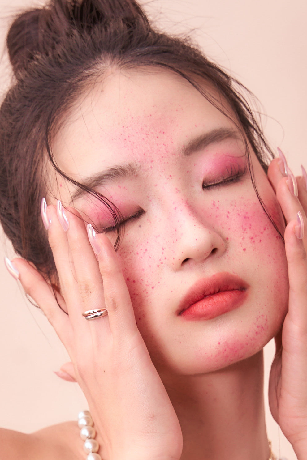 Rendezvous | Double Rings entwined - Platinum & Rose Gold