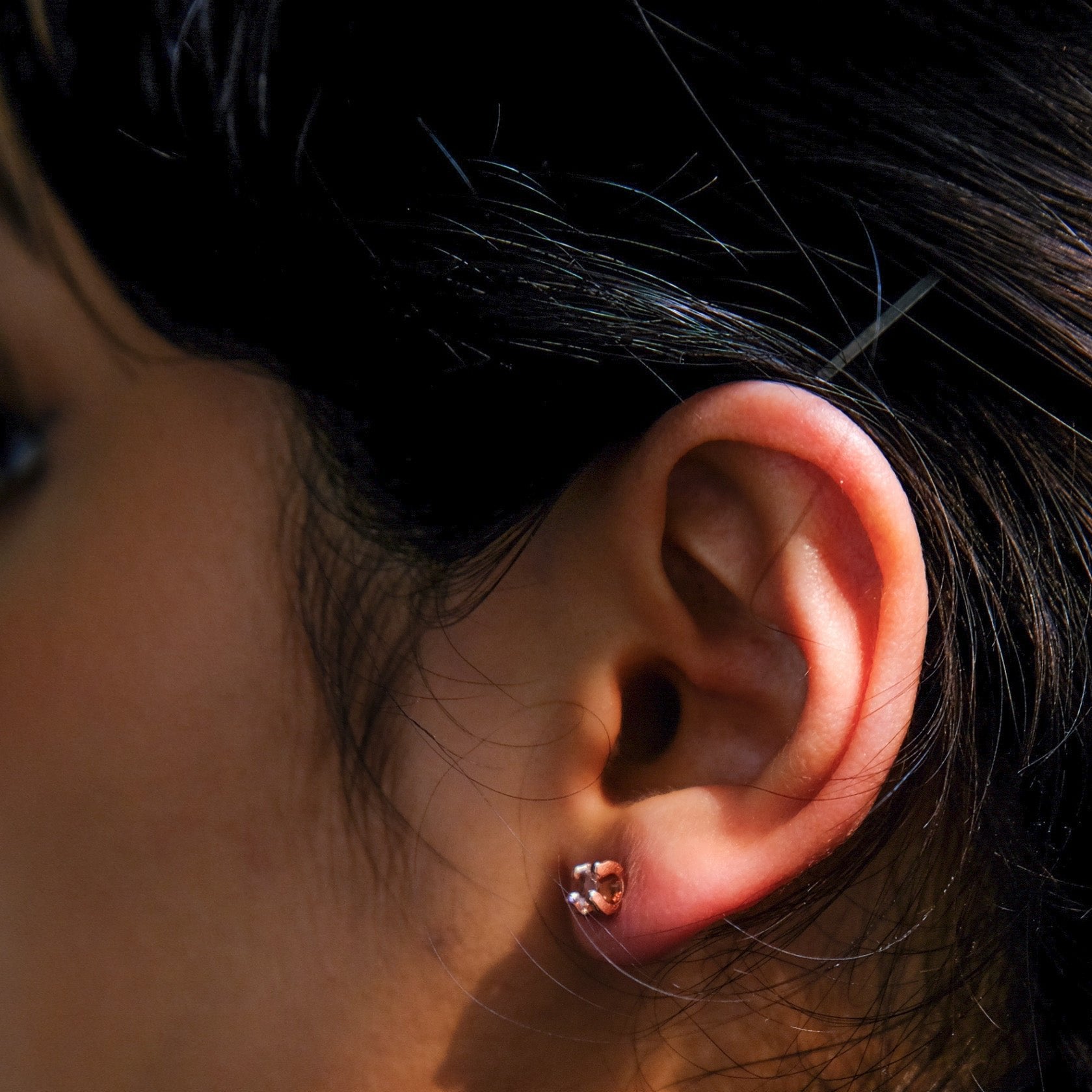 Boundary | Set - Earrings & Necklace - Rosegold - simple elegance