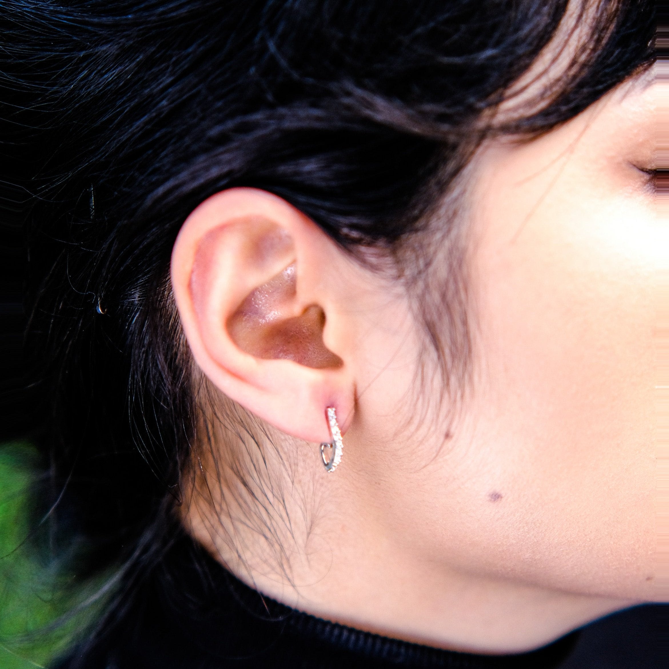 Bless - 4-way to wear pearl earrings - platinum 18k white gold